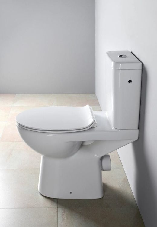 ETIUDA WC kompakt dla niepełnosprawnych CLEAN ON, tylny odpływ