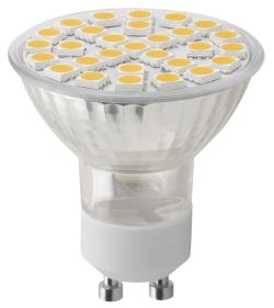 LED żarówka 8W, GU10, 230V, ciepła biała, 680lm