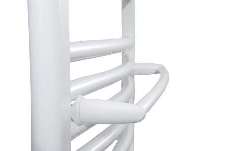 Przejdź do produktu Wieszak na ręczniki na grzejnik 43cm, obły, biały