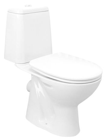 Przejdź do produktu RIGA kompakt WC, przycisk 3/6l, odpływ poziomy, biały