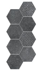 CORALSTONE Mélange Black 29,2x25,4 antislip (EQ-10D) (bal.= 0,5 m2)