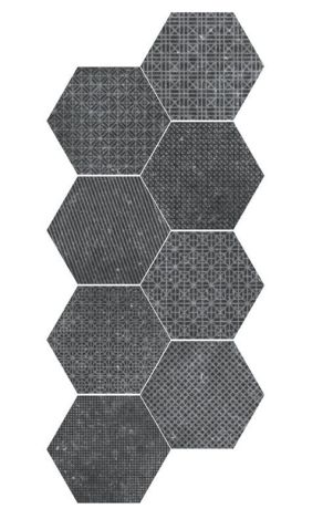 Przejdź do produktu CORALSTONE Mélange Black 29,2x25,4 antislip (EQ-10D) (bal.= 0,5 m2)