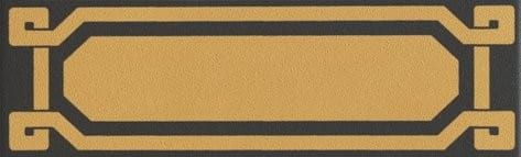 OLD ENGLAND Listello Black Leeds 6x20