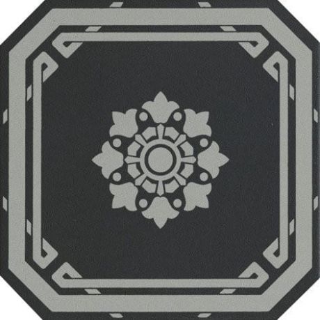 Przejdź do produktu OLD ENGLAND Ottagono Black London 20x20 (1,16 m2)
