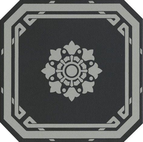 OLD ENGLAND Ottagono Black London 20x20 (bal.= 1,16 m2)