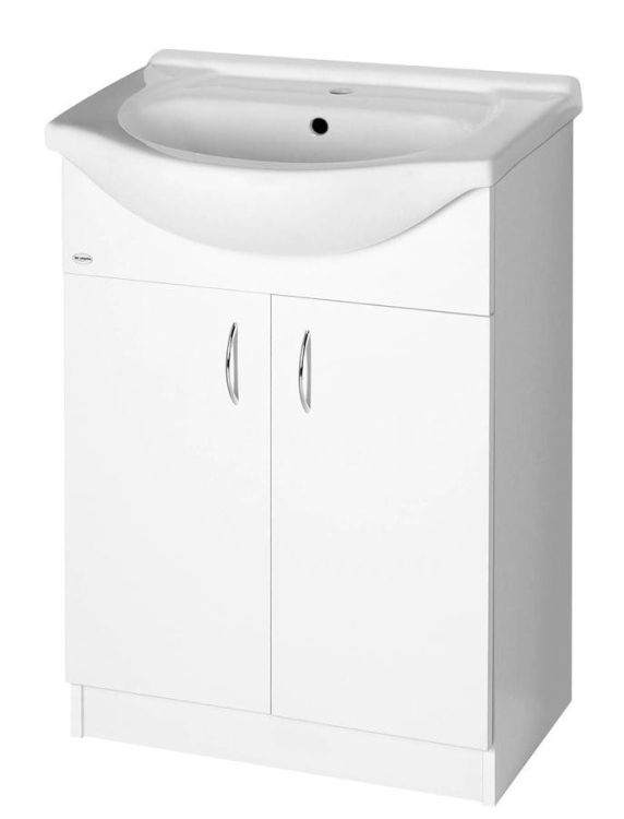 SIMPLEX ECO 60 szafka umywalkowa wraz z umywalką 58,5x83,5x30,7cm