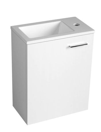Przejdź do produktu Umywalka meblowa kompozytowa 40x22cm, biały