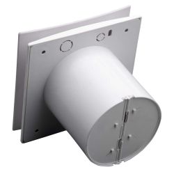 EIRA łazienkowy wentylator osiowy z wył. czasowym, 15W, wylot 100mm, biały