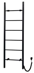 KARBO elektr. suszarka na ręczn. okrągłe profile, 500x1600mm, 120 W, czarny