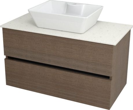 Przejdź do produktu LARGO szafka umywalkowa pod blat Rockstone 89x50x45cm, sosna rustykalna