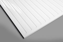 MIRAI brodzik kompozytowy, prostokąt 120x80x1,8cm, prawy, biała