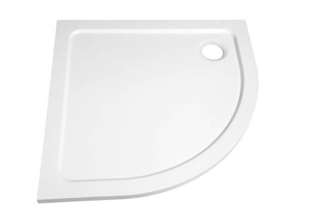 Przejdź do produktu TECMI brodzik prysznicowy kompozytowy, półokrągły 80x80x3cm, R55