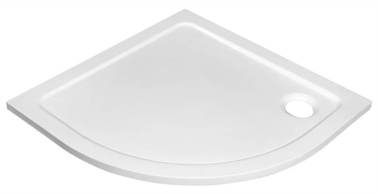 TECMI brodzik kopmozytowy, półokrągły 80x80x3 cm, R55