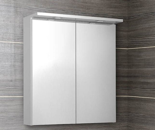 KAWA LED szafka z oświetleniem LED 60x70x25,5cm, bialy
