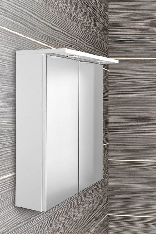 KAWA LED szafka z oświetleniem LED 60x70x25,5cm, bialy