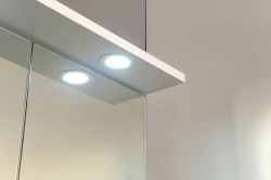 KAWA LED szafka z oświetleniem LED 60x70x25,5cm, bialy