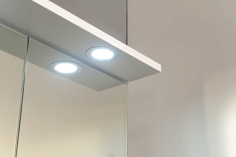 KAWA LED szafka z oświetleniem LED 60x70x25,5cm, bialy
