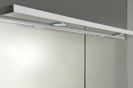 Przejdź do produktu KAWA szafka z lustrem, oświetlenie LED 80x70x25,5cm, biały