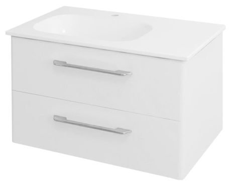 Przejdź do produktu PURA szafka umywalkowa 77x50,5x48,5cm, lewa, biała
