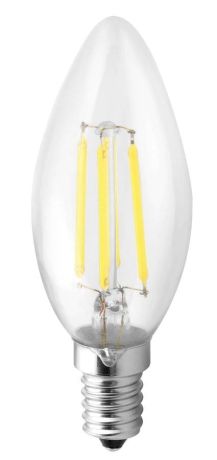 Przejdź do produktu LED żarówka Filament 4W, E14, 230V, dzienny biały, 360lm