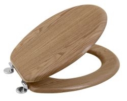 AQUALINE deska WC, MDF, dąb