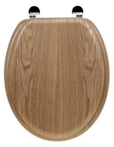 AQUALINE deska WC, MDF, dąb