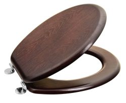 AQUALINE deska WC, MDF, orzech