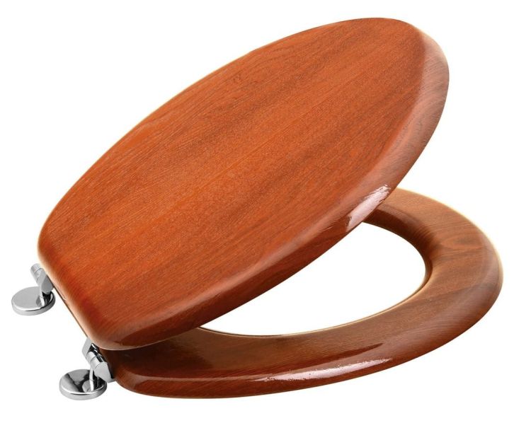 AQUALINE deska WC, MDF, wiśnia