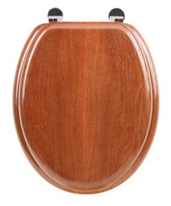 AQUALINE deska WC, MDF, wiśnia