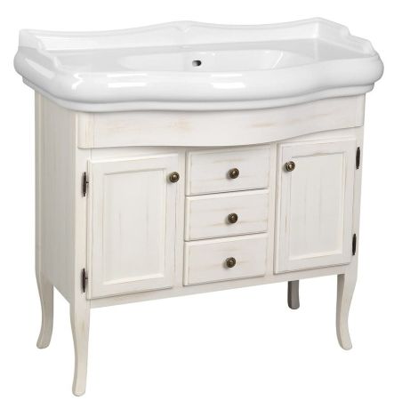 Przejdź do produktu RETRO szafka umywalkowa 89x80x48cm, starobiała