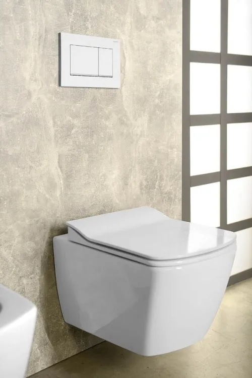 GLANC deska WC  SOFT CLOSE, białe