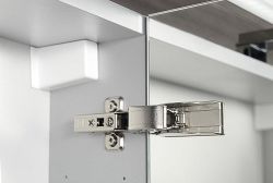MIRRÓ LED szafka z oświetleniem LED, 50x70x15cm, lewa/prawa, srebro