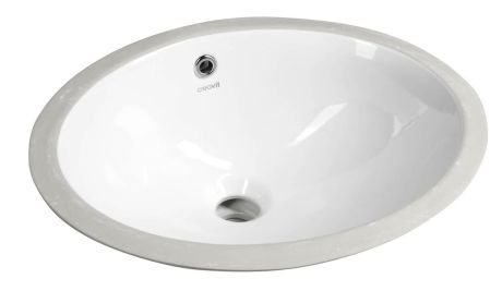 Przejdź do produktu Umywalka ceramiczna pod blat 48,5x38cm, biała