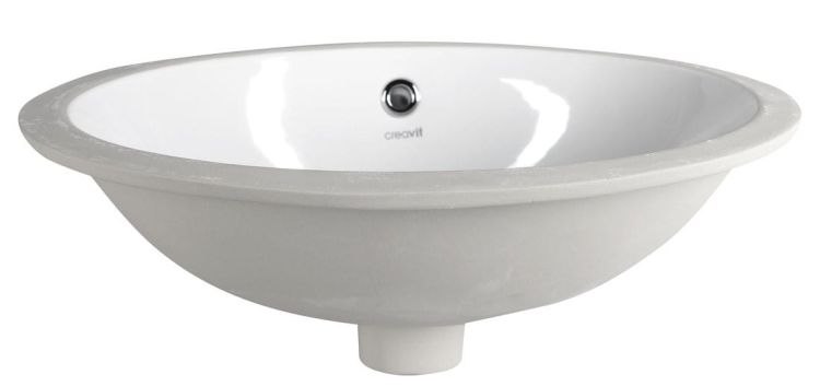 Umywalka ceramiczna 43x33cm, pod blat