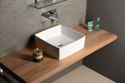 CROX umywalka kompozytowa 40x40cm, biała