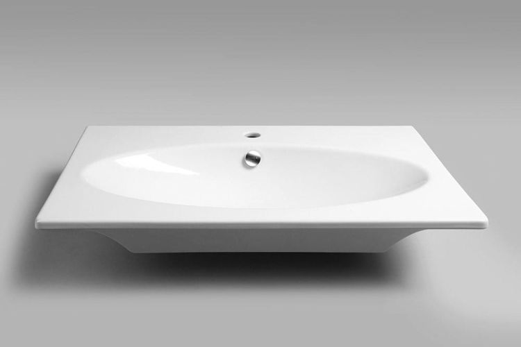 SISTEMA X umywalka ceramiczna 80x51cm, biała
