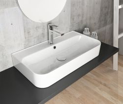 SISTEMA U umywalka ceramiczna 70x38 cm, biała