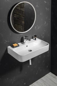 SISTEMA U umywalka ceramiczna 70x38 cm, biała