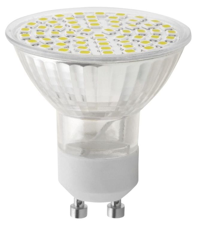 LED żarówka 6W, GU10, 230V, dzena biela, 410lm