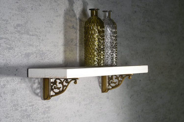 Półka 60x3x14cm na uchwyty LL009 a LL025, starobiała