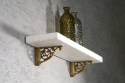 Półka 60x3x14cm na uchwyty LL009 a LL025, starobiała