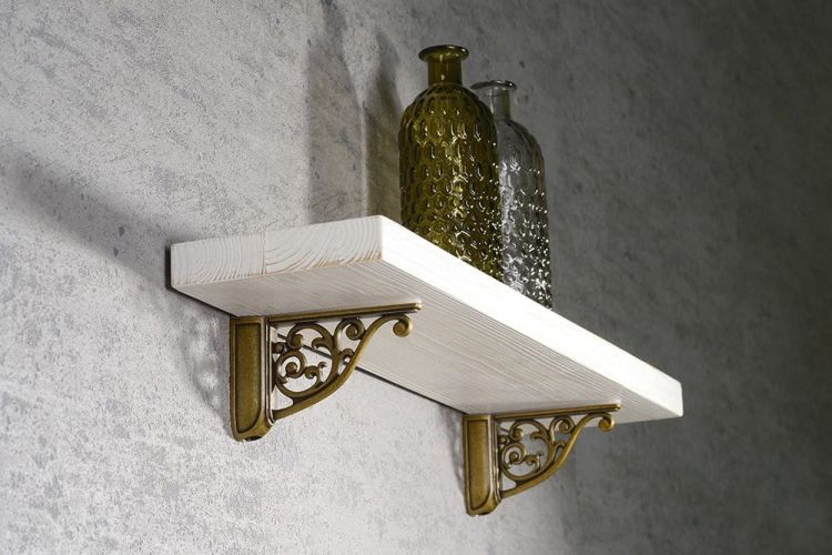 Półka 60x3x14cm na uchwyty LL009 a LL025, starobiała