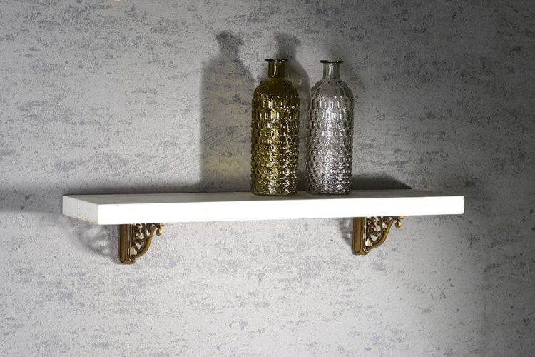 Półka 60x3x14cm na uchwyty LL009 a LL025, starobiała