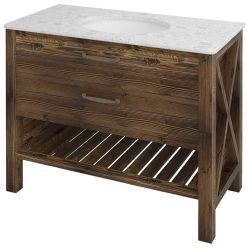 WESTERN szafka umywalkowa 97x86x48,5cm, świerk bejcowany
