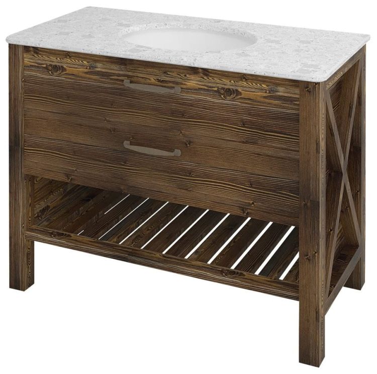 WESTERN szafka umywalkowa 97x86x48,5cm, świerk bejcowany