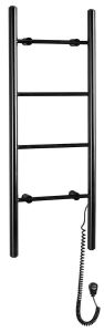 KARBO elektr. suszarka na ręczn. okrągłe profile, 400x1120 mm, 87 W, czarny