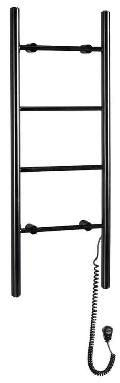 KARBO elektr. suszarka na ręczn. okrągłe profile, 400x1120 mm, 87 W, czarny