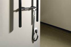 KARBO elektr. suszarka na ręczn. okrągłe profile, 400x1120 mm, 87 W, czarny