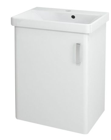 Przejdź do produktu THEIA szafka umywalkowa 50,9x70x35cm, 1 drzwiczki, lewa, biała