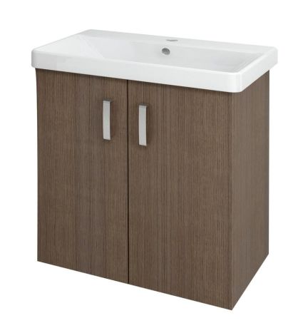 Przejdź do produktu THEIA szafka umywalkowa 66,3x70x35cm, 2 drzwiczki, sosna rustykalna
